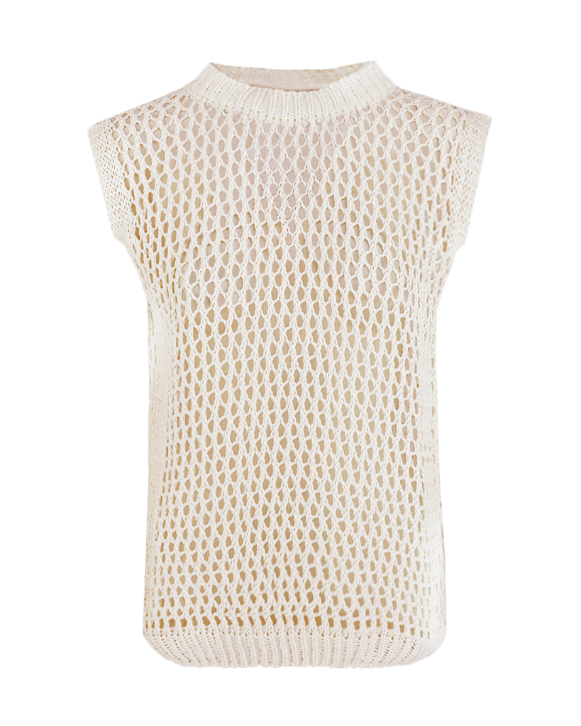 Polunder aus grobem Strick