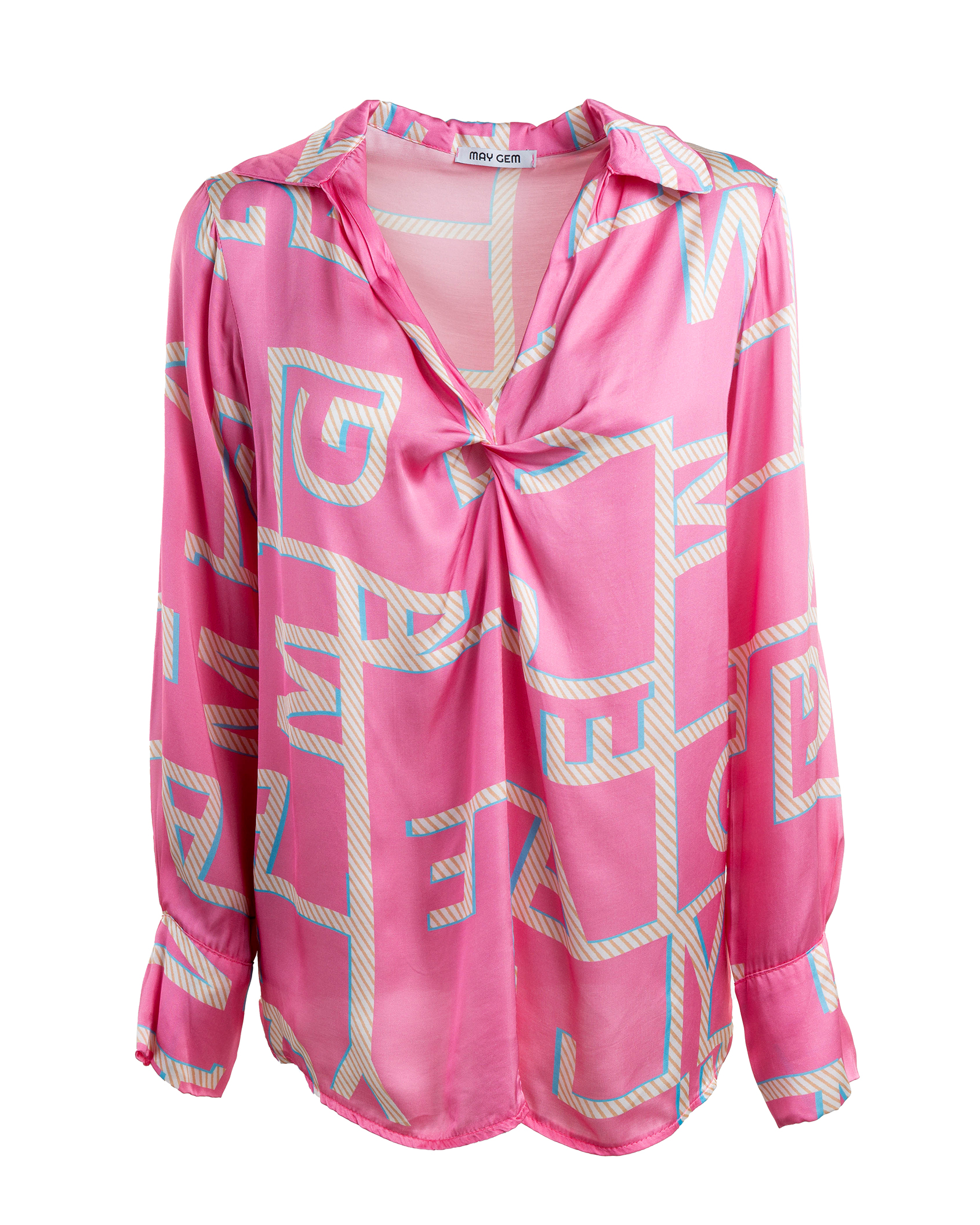 seidige May Gem Print Bluse