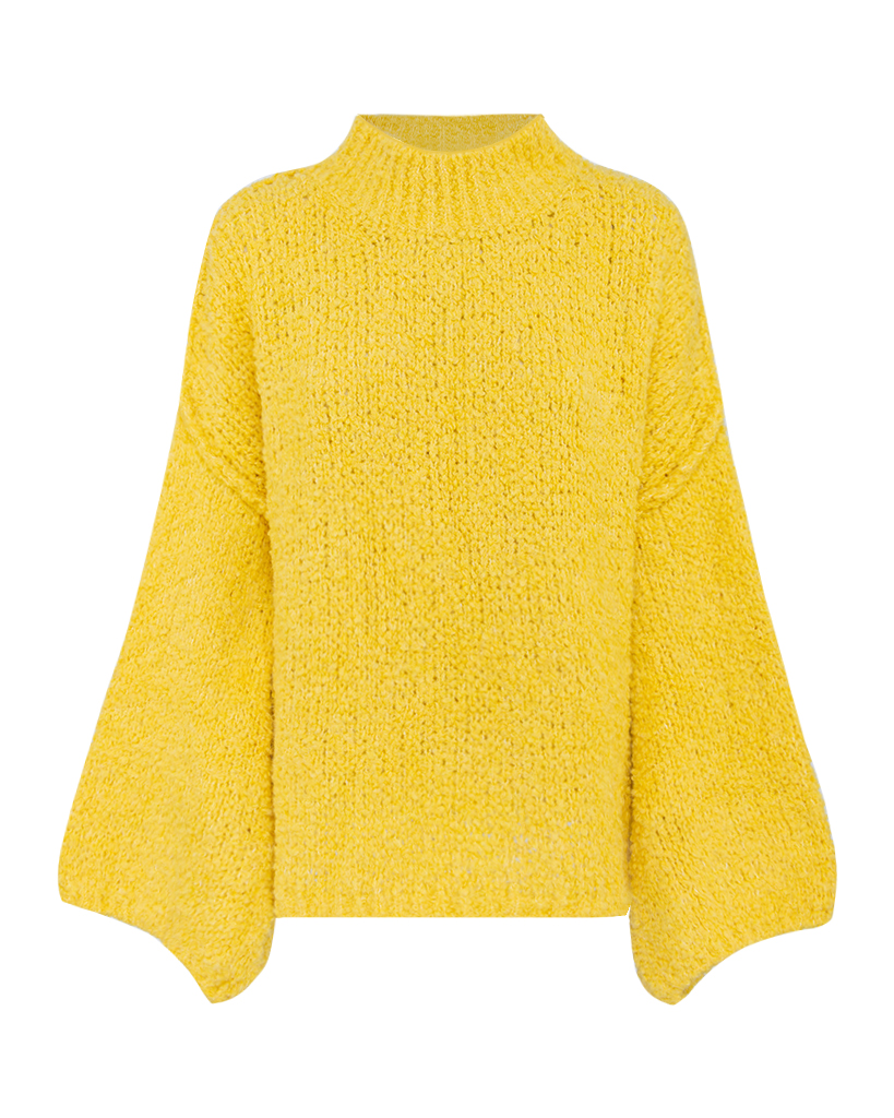 Strickpullover Boucle In-Out Naht