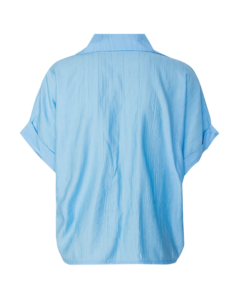 Hemd Bluse mit Knotendetail – Lässige Sommerbluse in Einheitsgröße Hemd Bluse mit Knotendetail – Lässige Sommerbluse in Einheitsgröße