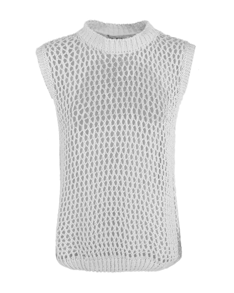 Polunder aus grobem Strick