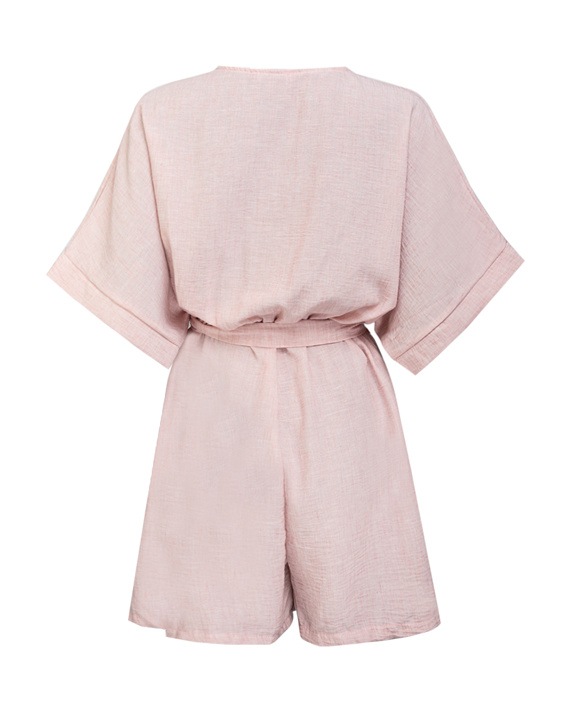 Leine optic Crossover-Jumpsuit mit V-Ausschnitt Leine optic Crossover-Jumpsuit mit V-Ausschnitt