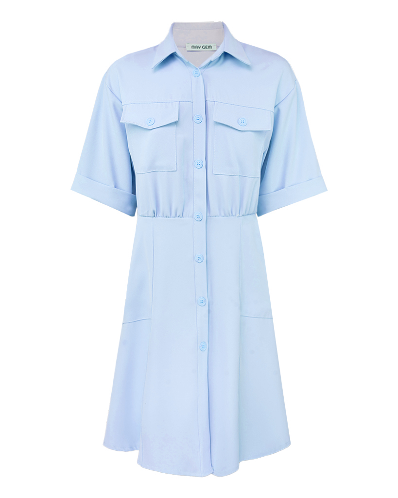 Midi Kleid mit Taschen Midi Kleid mit Taschen